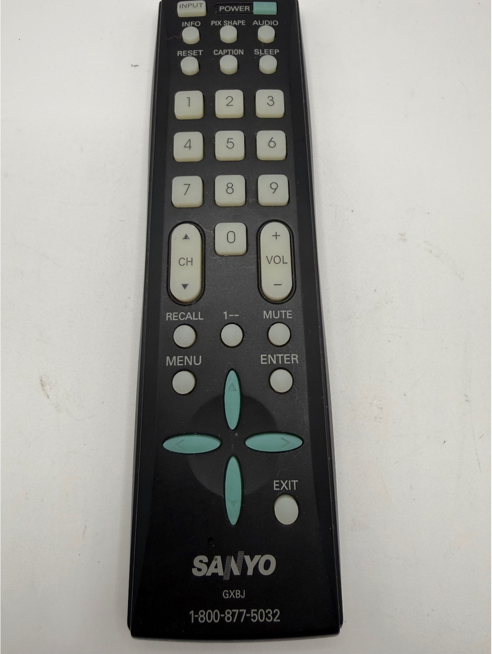 Sanyo GXBJ Remote Control